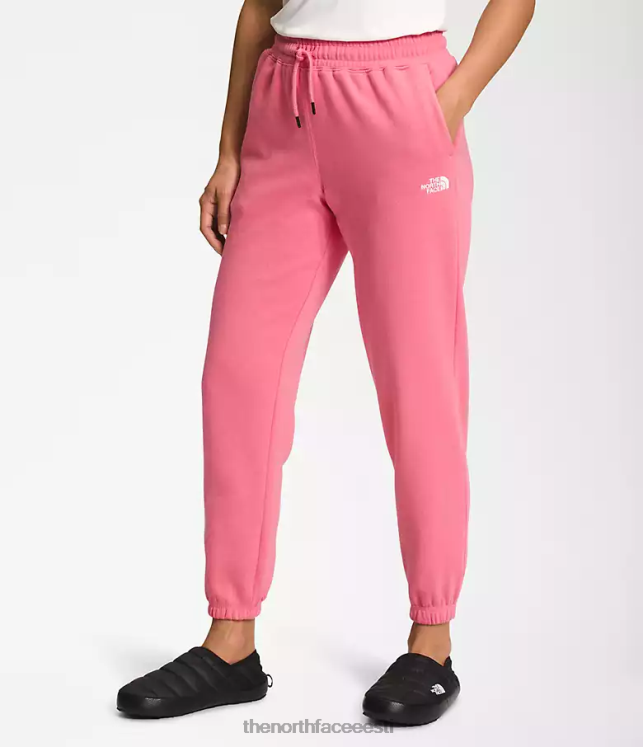 naised poolkupliga fliisist dressipüksid The North Face VJRZH982 Riietus cosmo roosa/tnf valge