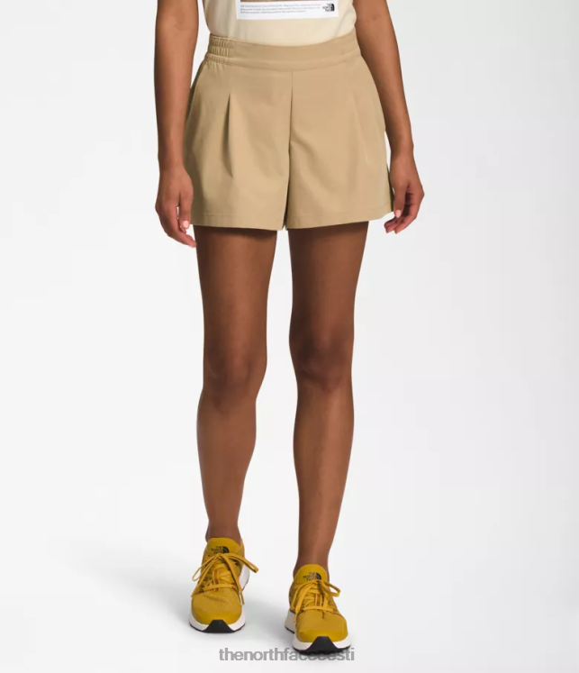 naised standardsed lühikesed püksid The North Face VJRZH682 Riietus khaki kivi