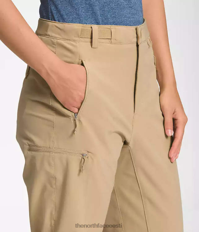 naised bridgeway pro püksid The North Face VJRZH167 Riietus khaki kivi