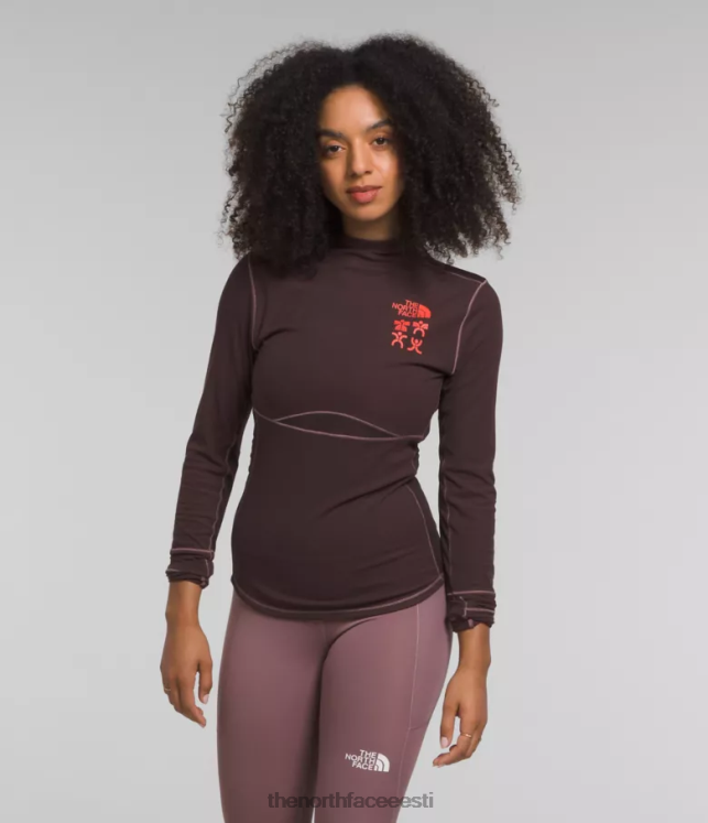 naised trailwear ursa major pikkade varrukatega The North Face VJRZH1147 Riietus kivisöepruun