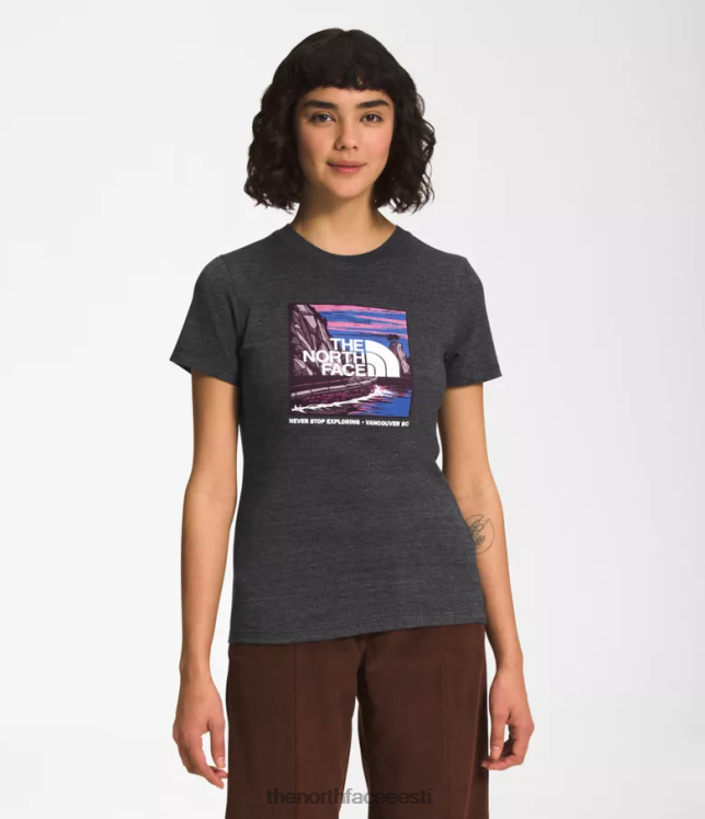 naised lühikeste varrukatega triblend trikoo The North Face VJRZH1022 Riietus tnf/vancouver