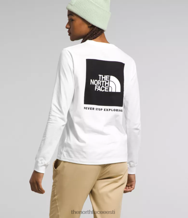 naised pikkade varrukatega nse t-särk The North Face VJRZH678 Riietus tnf valge/tnf must