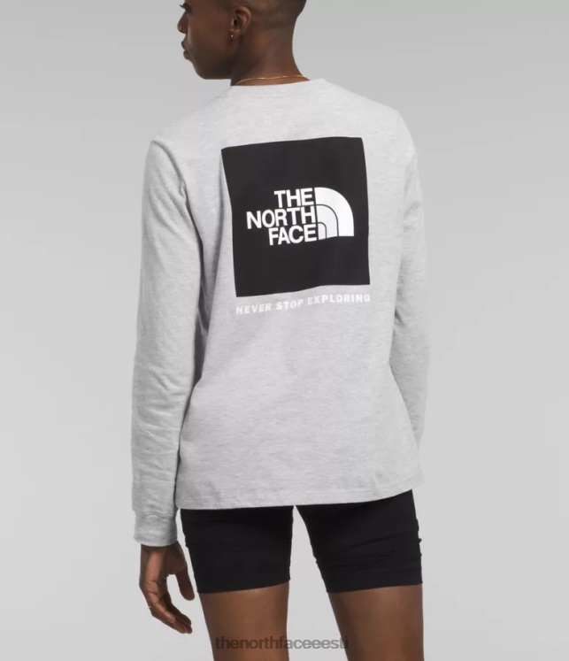 naised pikkade varrukatega nse t-särk The North Face VJRZH679 Riietus tnf helehall kanarbik