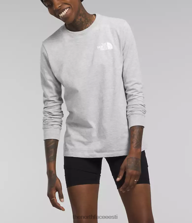 naised pikkade varrukatega nse t-särk The North Face VJRZH679 Riietus tnf helehall kanarbik