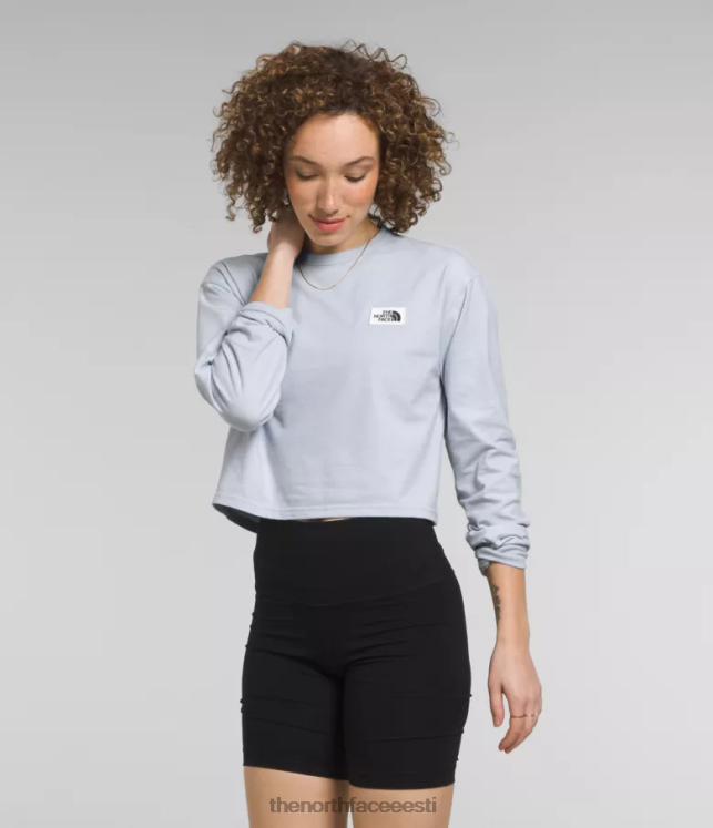 naised pikkade varrukatega pärandplaastri tee The North Face VJRZH850 Riietus tolmune igihali