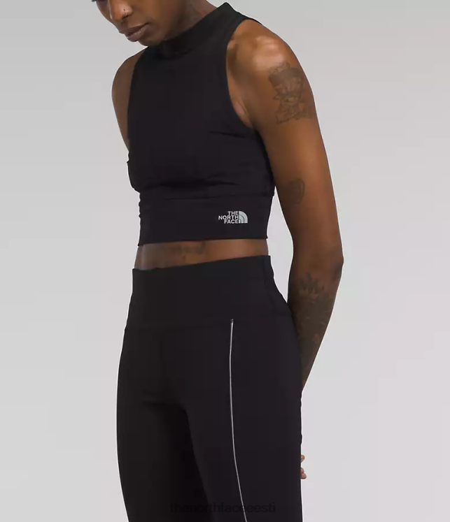 naised torustiku soonik kootud top The North Face VJRZH1053 Riietus tnf must