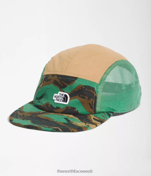 unisex klassi v leeri müts The North Face VJRZH1223 tarvik sügav muru roheliseks värvitud camo print
